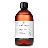 Naissance Hanföl (Nr. 206) - 450ml - Kaltgepresst Hanfsamenöl für Gesicht, Haut, Haare