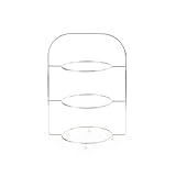 Villeroy & Boch Premium – Etagere Anmut 3-Stöckig, Gestell Für Teller, Kombinierbar Mit Speisetellern, Für Buffet, Brunch, Obst Oder Süßigkeiten, Anrichten, Frühstücksetagere, 3 Etagen, Edelstahl