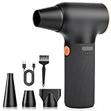 LustLocke Air Duster, Cordless Air Duster Elektrische Staubgebläse, Electric Air Duster mit 6000 mAh Akku, 3-Gang Einstellbare