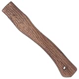 Ciieeo Holz Ersatzstiel 27cm aus Karbonisiertem Quercus Acutissima mit Tigerkopf Design für Amerikanische Campingaxt und Beil