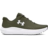 Under Armour Surge 4 Running Shoes Mens Trainers, Marine Od Green Marine Od Green White, 43 EU