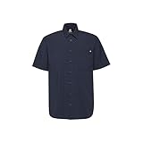 Mammut Lenni Shirt Men | Outdoor Hemd für Herren, Atmungsaktiv, Kurzarm | Marine-Black, L