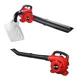 Grafner Benzin Laubsauger 3in1, 2-Takt, Laubbläser Laubsauger & Häcksler, incl. 35 Liter Fangsack, 2 Rohre, Schultergurt & Anti-Vibrationsgriff, Blasgeschwindigkeit: 71 m/s, 90% Laubreduktion