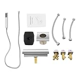5 Loch Wasserfall Wannenarmatur Badewannenarmatur Wasserhahn Set, Handbrause Wannenrand Armatur Wasserfall Chrom Kit Set, Wannenarmatur Wasserhahn Einhebelmischer für Bäder, Küchen, Toiletten
