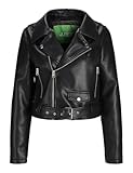 JJXX Damen Jxjose Pu Jacket OTW Biker-Jacke, Black, M