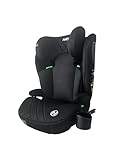 NANIA Kinderautositz Isofix Bari I-size 100-150 cm, Gruppe 2/3, ca. 4-12 Jahre – Autositzerhöhung für Kinder Isofix mit Seitenschutz – verstellbare Kopfstütze – Getränkehalter – mit Isofix