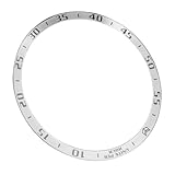 MAGICLULU Edelstahl Schutzring für Smartwatch Kratzfester Metall lünette Ring mit Spiegelpolitur Langlebiger Smartwatch Bezel Kompatibel Einfache Installation Hochwertiger Uhrenzubehör