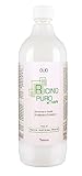 Farmazan Rizinusöl, 100 % reines Rizinusöl, 1000 ml Flasche, kaltgepresst, Rizinusöl für trockenes Haar, Wimpern, Augenbrauen, brüchige Nägel und rissige Haut, Black Castor Oil, Made in Italy