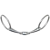 Harry's Horse Wassertrense Comfort Doppelt gebrochen 14mm - 11,5 cm - Silber