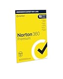 Norton 360 Premium 2025 | 10 Geräte | 1 Jahr | PC/Mac/Android/iOS | Aktivierungscode in Originalverpackung