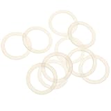 Generic 10 Stück Silikonringe für Schnullerketten