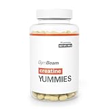 GymBeam Kreatin Yummies - Kreatinmonohydrat Creatin Gummibärchen mit Ananasgeschmack, Creatine Gummies für Leistungssteigerung, glutenfrei, laktosefrei, GMO-frei, 3000mg pro Tagesportion, 60 Kaps
