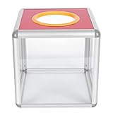 Yardwe 1 Stück Einfache Papier Lotterie Box Streich Ziehen Box Lotterie Box Quadrat Raffle Ball Spiel Box für Jährliche Treffen Spiel Stütze