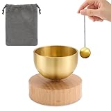 Rierousy Flangschale klein tibetische, klangschalen set, gegossene klangschale für Yoga, Meditation und Entspannung, Achtsamkeit, Chakra-Heilung, Stressabbau