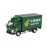 Mini Auto Spielzeug 1/64 Für Express-Container-LKW Grün Legierung Modell Metall Transportfahrzeug Spezielle Ornamente Wohnkultur