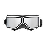 Schutzbrille für Hunde,Hundebrille große Rassen, Brillen für Haustiere mit verstellbarem Riemen, Hundesonnenbrille, UV-Schutz, Wind, Nebel, für mittelgroße oder große Hunde