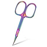 Gebogene Nagelhautscher Professionelle Nagelhautschere Extra Fein Hautschere Nagelhautschneider von Nagelhaut, Augenbrauen und Wimpern