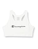 Champion Damen Athletic C W Cotton Stretch Jersey Light Support Sport-BH, Weiß, S