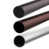 Victoria M. Gardinenstange, Ø 19 mm, Aluminum, Länge 120 cm, Rot-Bronze gebürstet