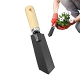 Gartenkelle, Gartenkelle, Gartenschaufel mit Holzgriff - Erdschaufel mit Loch, Blumenkelle zum Bepflanzen, Graben und Umpflanzen