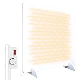 Silvergear® Infrarotheizung Standgerät 425W | Infrarotheizung Energiesparend | Infrarot Heizung Heizplatte mit Überhitzungsschutz | Heizen Sie Ihr Haus und Sparen Sie Energie | Infrarotpaneele