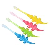 Healvian 8Stücke Kinderzahnbürsten mit Borsten Ergonomisches Design für Jahre Effektive Zahnreinigung für Junge Mädchen Sicheres Material Farbenfrohe Lustige Designs