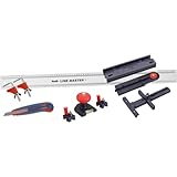 kwb LINE MASTER Präzisionslineal – 800-mm Länge, Universal-Führungsschiene für Kreissäge, Stichsäge und Oberfräse, Lineal für Bastelarbeiten, Zuschnitte und große Zeichnungen, 10-teilig