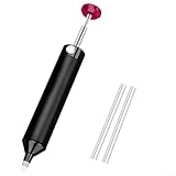 Lötsauger Gerät, Tragbares Entlötstift Werkzeug mit hochbeständiger Silikondüse, Körper aus Aluminiumlegierung und Ersatzröhren für