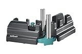 wolfcraft Schmiege und Schneidlade 6948200/2 in 1 Gehrungslade aus Stahl mit Winkelhalbierenden zum Schneiden von bis zu 100 mm hohen Fußleisten & Ausmessen von Raumwinkeln