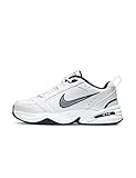 Nike Air Monarch Iv, Herren Fitnessschuhe, Weiß (White/Metallic Silver 102), 38.5 EU