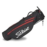 Titleist - Premium Tragetasche Schwarz/Schwarz/Rot