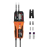 Spannungsprüfer, Durchgangsprüfer, automatischer Bereich 12 V ~ 1500 V, mit großem LCD-Bildschirm, kann AC/DC-Spannung, Phasenfolge, Durchgang, RCD messen, ohne Batterieerkennung.PM8200B