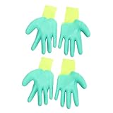 PENIKOKO 2 Paare Anti Biss Schutzhandschuhe für Haustiere Dicke Kratzfeste Trainingshandschuhe Leicht und Bequem für Hamster Kleintiertraining Zuverlässiger Schutz Beim Umgang mit