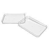 Quality-Collection Kühlschrank Organizer Boxen-Set mit Beschriftungsetiketten (M-Deckel-2er-Set)