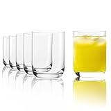 Stölzle Lausitz Saftgläser Classic 6er-Set 260ml – Hochwertige Allroundgläser für Saft, Wasser & Cocktails – Schlichte Wassergläser aus Kristallglas – Spülmaschinen- & Stoßfest, made in Germany