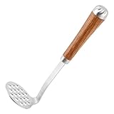 Kartoffelstampfer, Kartoffelstampfer mit Holzgriff, Küchenwerkzeug für Avocado, Kartoffeln, Bohnen, Gemüse (Farbe: wie abgebildet)