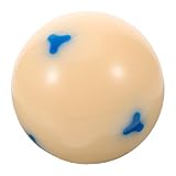 LOORGVEL Trainings billardkugel aus Robustem Harz Große Weiße Queuekugel für Pool Snooker Training Kratzfest und Langlebig für Spielzimmer und Bar Vielseitiges Zubehör für Spielstärken