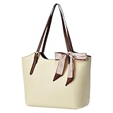 MARCBUSE Modische Retro-Umhängetasche für Damen, praktische PU-Leder-Unterarmtasche, große Kapazität, leicht, für den täglichen Gebrauch, luxuriöse PU-Leder-Handtasche, beige, One Size