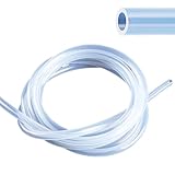 CAKEEYUM Silikonschlauch, 1/4 ID x 3/8 AD, Silikonrohr, 9, 84 Fuß Länge, lebensmittelechtes Rohr, Flexibler Hochtemperaturschlauch für Heimbrauen, Kaffeemaschine, Trinkmaschine, Aquarium, Silic