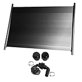 HAF® 1x Solarkollektor 300 x 60 cm ohne 3-Wege Solarweiche | Heizmatte für 10m³ Schwimmbecken bis zu 6°C Wassererwärmung | Solarheizung Pool Heizung beliebig erweiterbar | Qualität: Made in Europe
