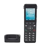 MENDUNER WiFi -WiFi -Telefon Telefon für DECT VoIP Schwarz, 2,4 Zoll Hellen Farbbildschirm und Freundliche Steuerelemente, Ideal für die Verwendung zu Hause und für das Unternehmen