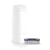 Angelcare Original Dress-Up XL Windeleimer, 5 x weniger Folienverbrauch, Umweltfreundlicheres System mit 1 Nachfüllkassette