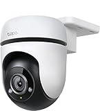 Tapo TP-Link C500 WLAN Überwachungskamera Außen, 360° Sichtbereich, 1080p Auflösung, Bewegungserkennung, Nachtsicht bis zu 30 m, Zwei-Wege-Audio, Kompatibel mit Alexa & Google