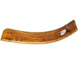 Elixir Herbs & Spices Flaschenhalter 30cm aus hochwertigem Olivenholz Einzigartiges Design Naturprodukt Weinflaschenhalter #213