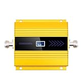 Ptdfjspt GSM 900 MHz Mini Handy Signalverstärker Booster Repeater mit LCD-Display Gold EU Stecker