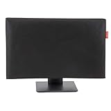 ROTRi maßgenaue Staubschutzhülle für Monitor - schwarz. mit optionaler Aussparung. Made in Germany