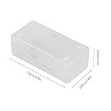 Tomantery Schutzhülle, Kompaktes, Hochpräzises Shell-Cover-Gehäuse für Elektronik, Schwarz, Transparent (Transparent)