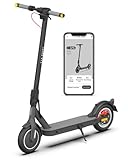 E-Scooter, E Roller mit Straßenzulassung (ABE), Elektroroller mit Blinker,Komfortable Stoßdämpfung, APP-Verbindung, Faltbar, LED-Display, Elektroroller für Erwachsene und Jugendliche