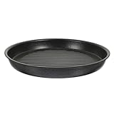Luxshiny Aluminium-Grillpfanne Für Herd Runde Bratpfanne Antihaft-Grillpfanne Herdplatte Grillpfanne Im Freien Für Camping Kochen Im Innen- Und Außenbereich