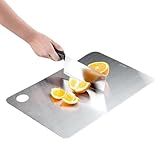 Schneidebrett aus Metall – Schneidebretter für Obst | Schneidebrett, Küchenbrett, vielseitiges Schneidebrett, dicke Schneidebretter, doppelseitig